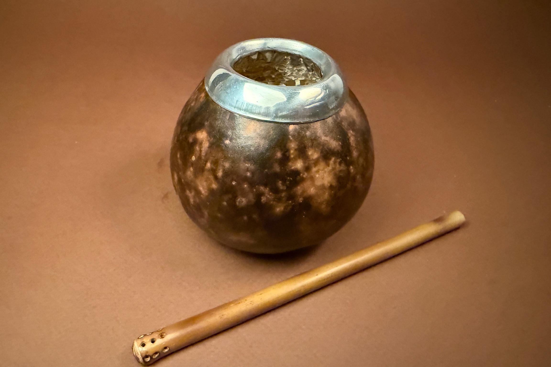 Handmade Natural Yerba Mate Gourd 350ml