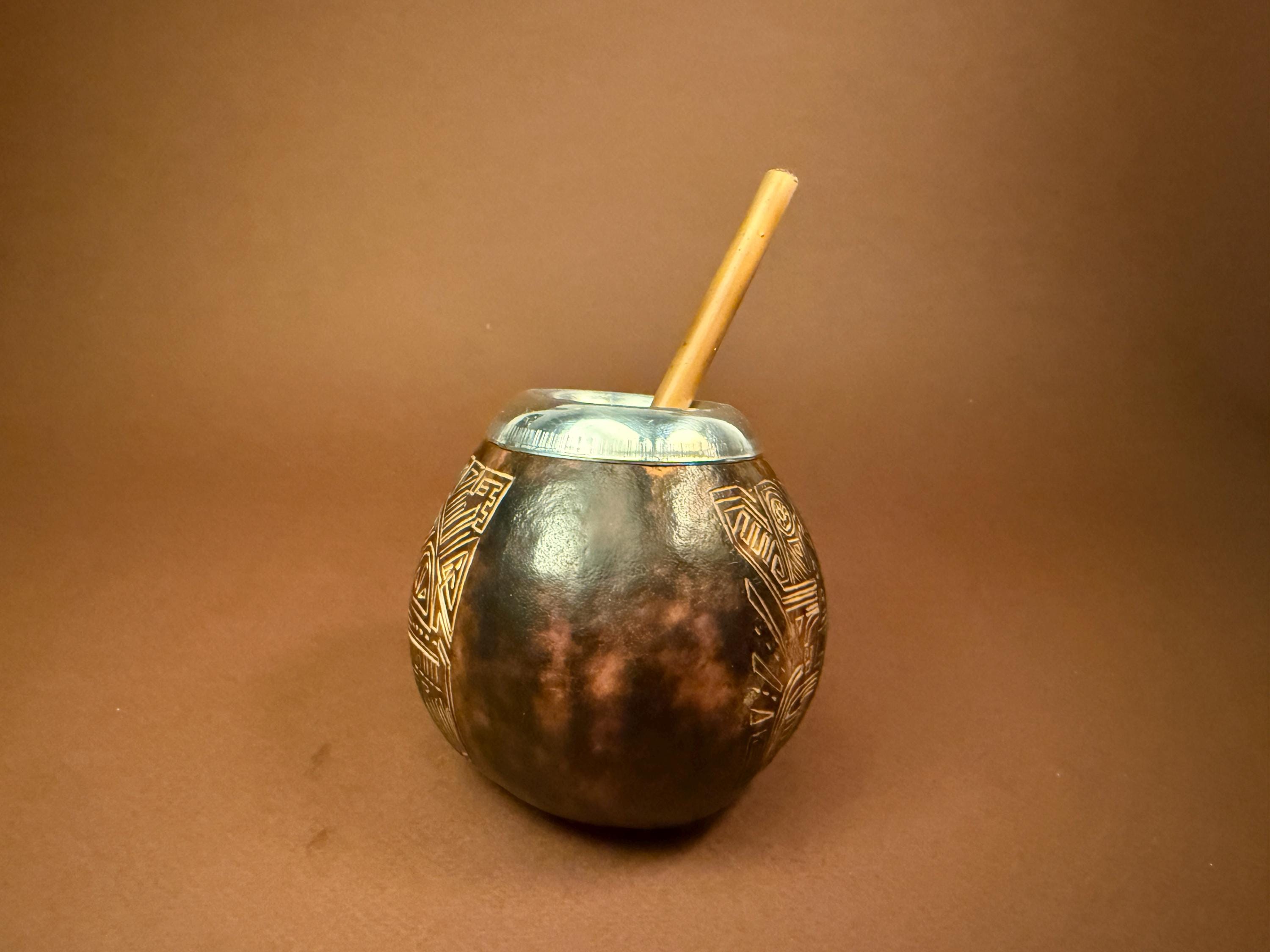 Natural Yerba Mate Gourd 300ml