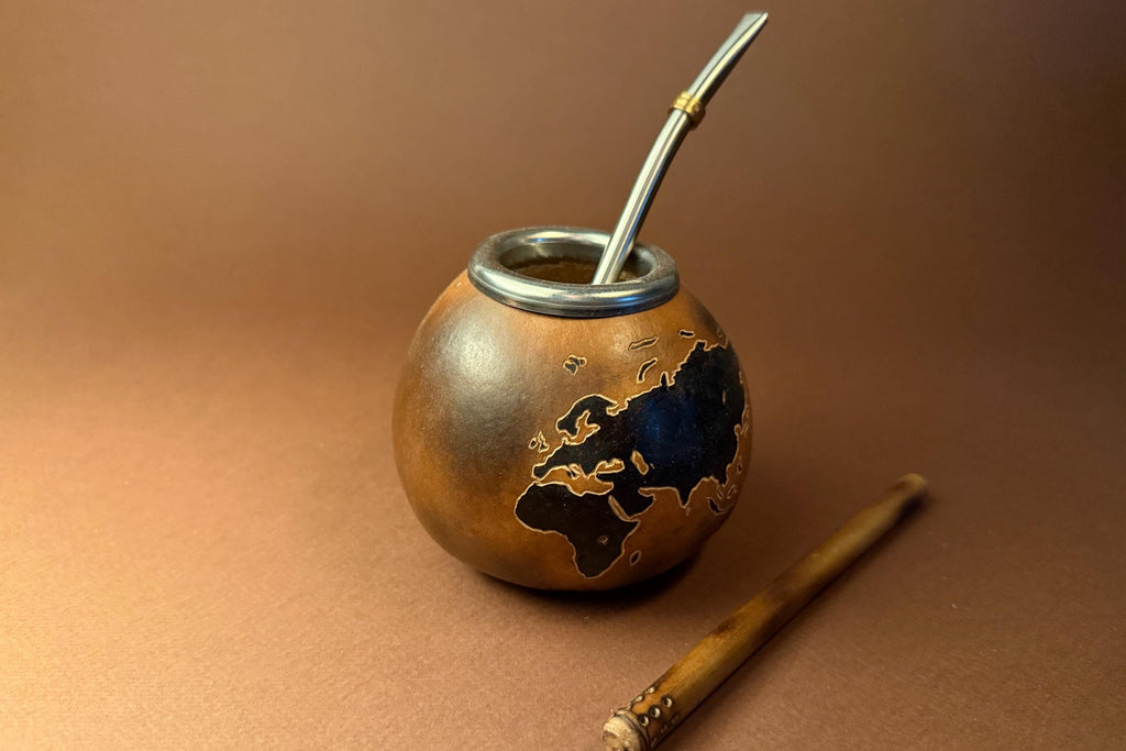 Yerba Mate Gift Set with World Map – 400ml
