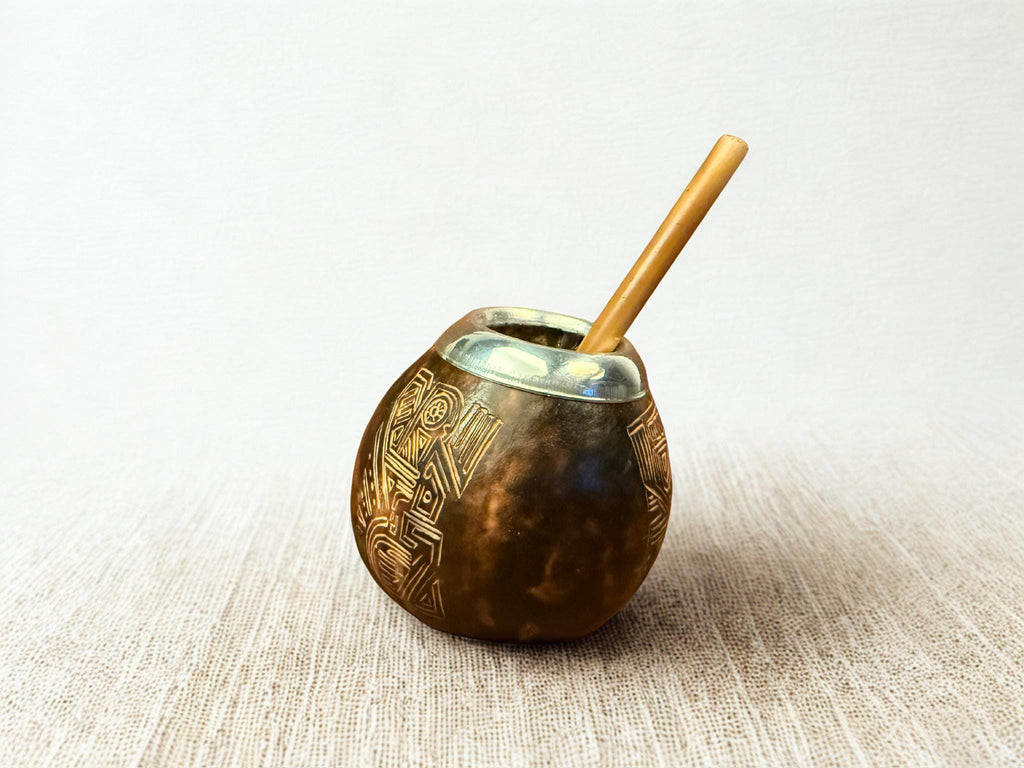 Natural Yerba Mate Gourd 300ml