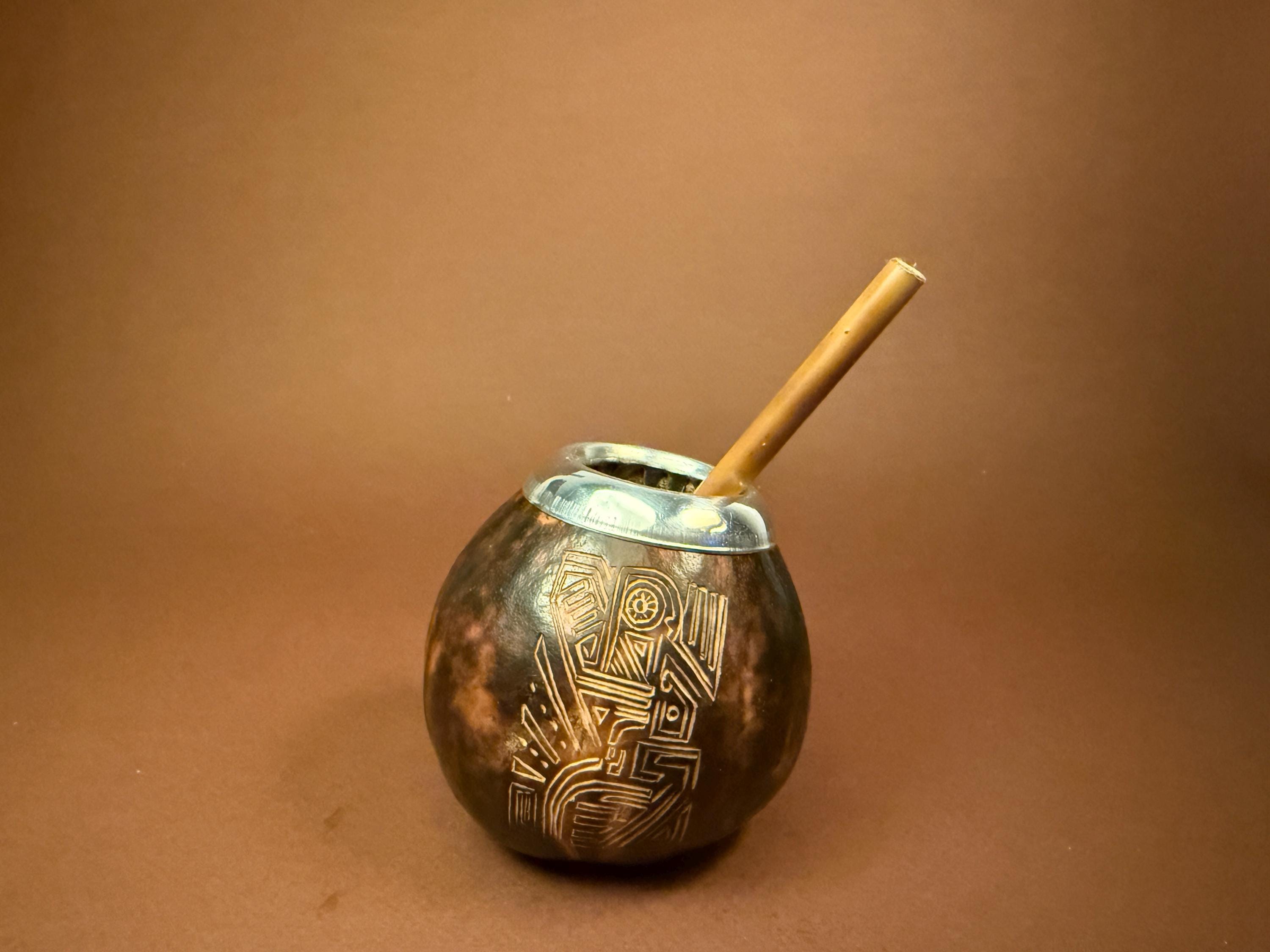 Natural Yerba Mate Gourd 300ml