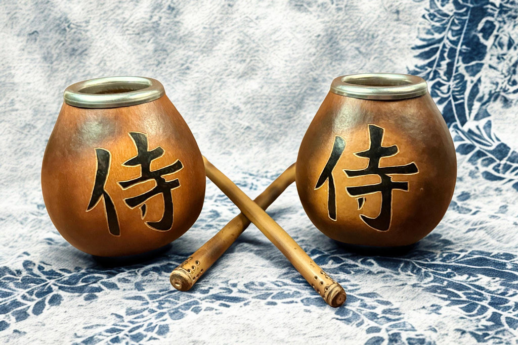 Set of 2 Handmade Yerba Mate Gourds