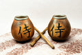Set of 2 Handmade Yerba Mate Gourds