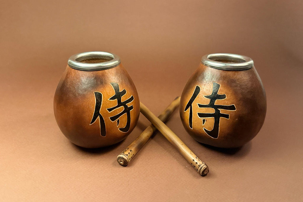 Set of 2 Handmade Yerba Mate Gourds