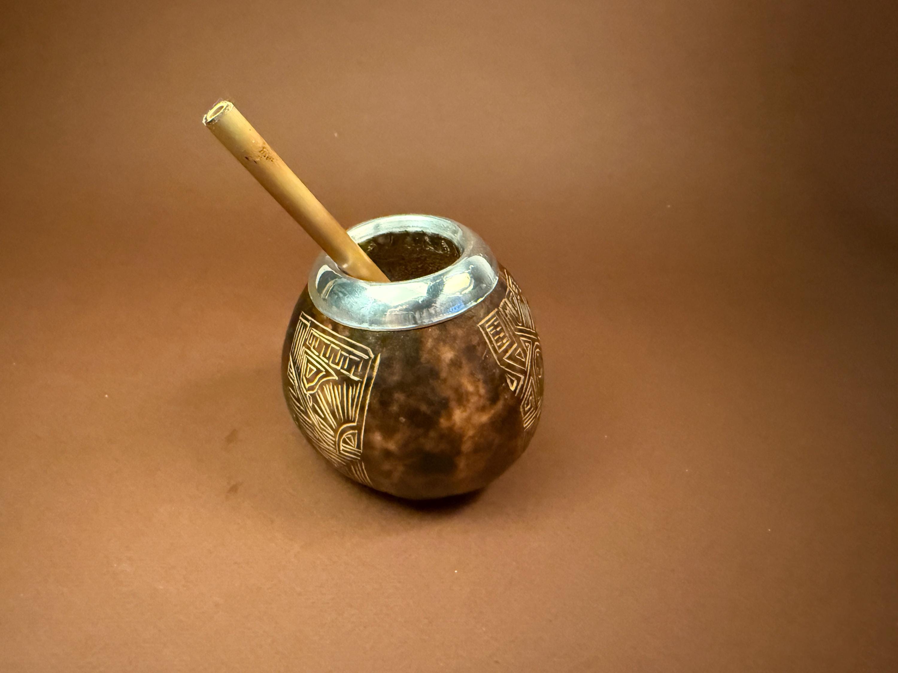 Natural Yerba Mate Gourd 300ml