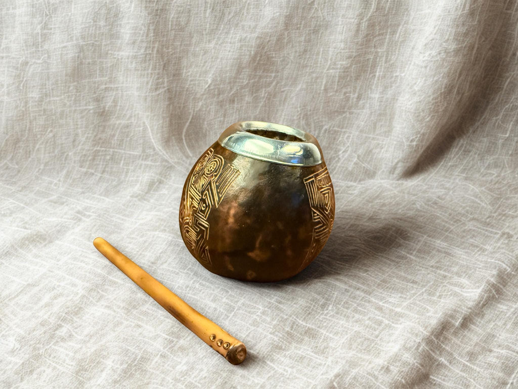 Natural Yerba Mate Gourd 300ml