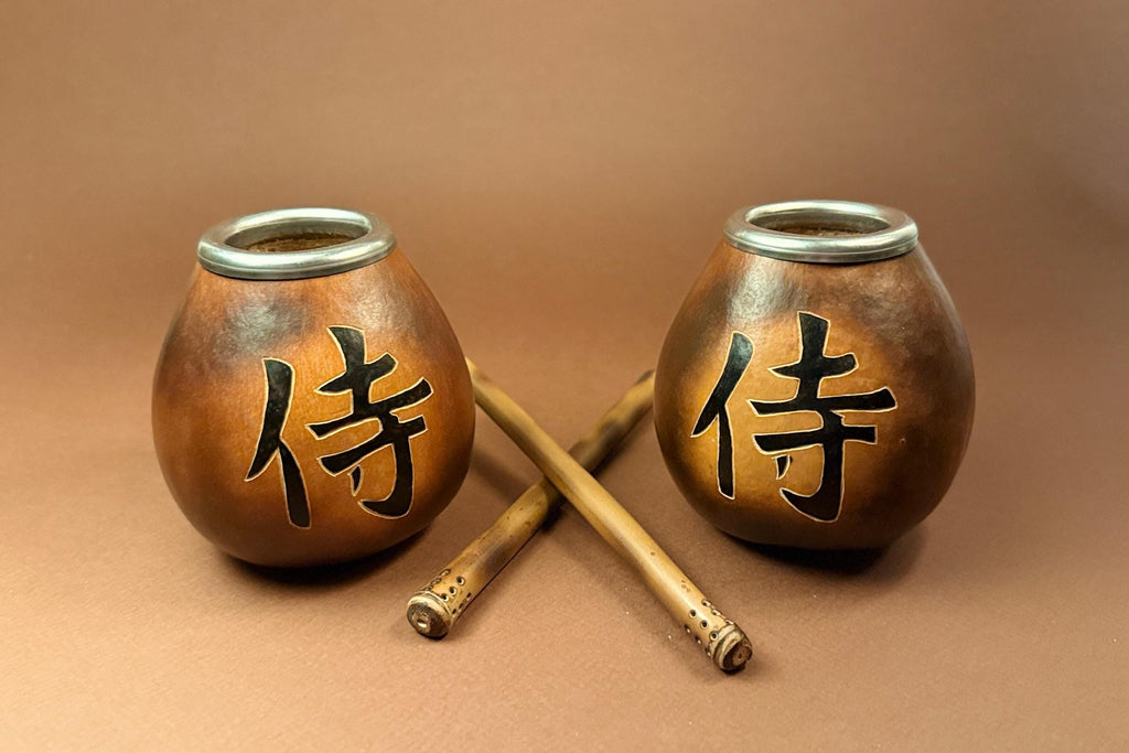 Set of 2 Handmade Yerba Mate Gourds