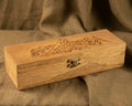 Handmade Natural Wood Keepsake Box, Small Jewelry Trinket Organizer